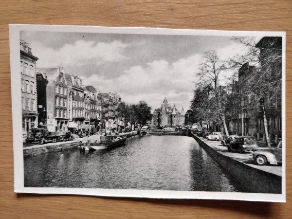 Postcard Amsterdam Waag Kloveniersburgwal