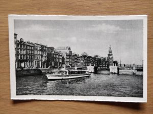 Postcard Amsterdam Montelbaanstoren