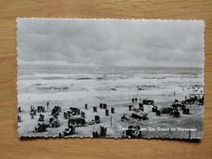 Postcard Zandvoort aan Zee Storm