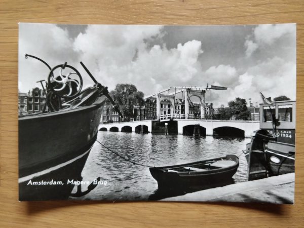 Postcard Amsterdam Magere Brug