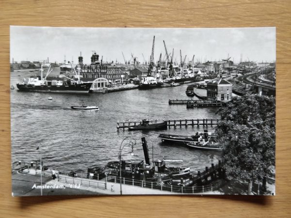 Postcard Amsterdam IJ