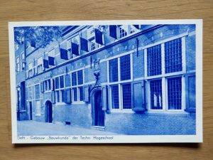 Postcard Delft Technische Hogeschool