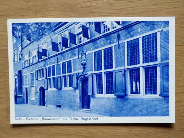 Postcard Delft Technische Hogeschool