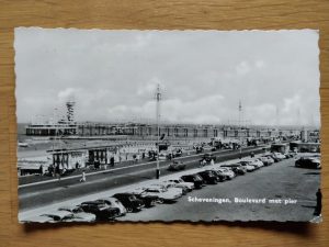 Postcard Scheveningen Boulevard met Pier