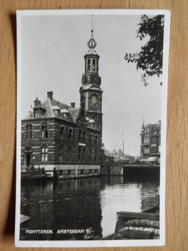 Postcard Amsterdam Munttoren