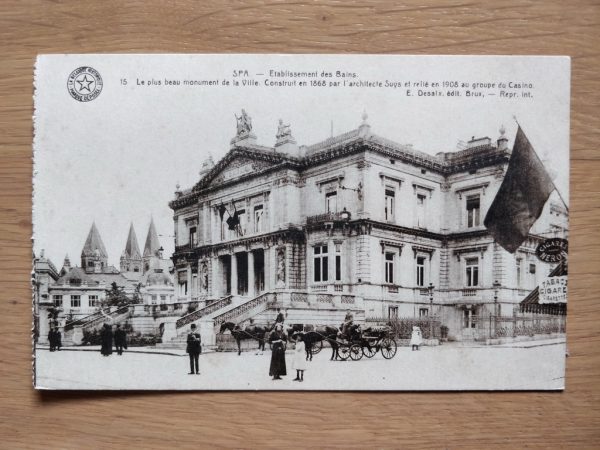 Postcard Spa Monument de la Ville