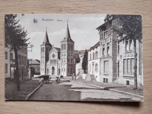 Postcard Rochefort Eglise 1928