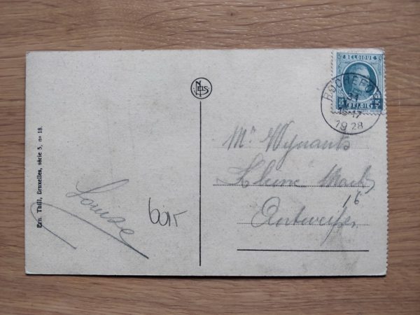 Postcard Rochefort Eglise 1928 - Image 2
