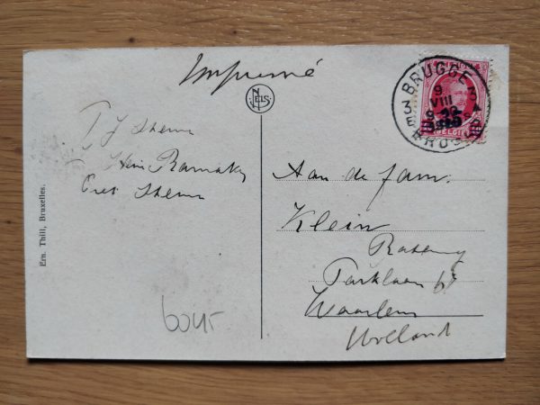 Postcard Bruges Kruispoort - Image 2