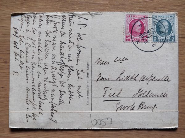 Postcard Spa Pouhon Pierre le Grand 1925 - Image 2