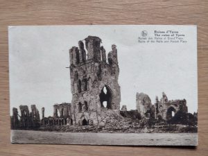 Postcard Ypres Ruines