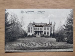 Postcard Scherpenheuvel Chateau Devos