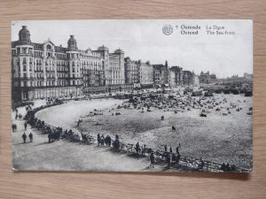 Postcard Ostend Sea Front 1934