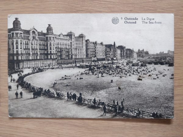 Postcard Ostend Sea Front 1934