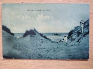 Postcard Belgium La Mer 1914