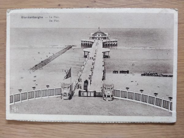 Postcard Blankenberghe Pier