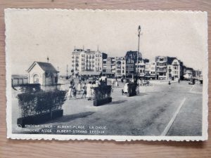 Postcard Knocke Strand Zeedijk