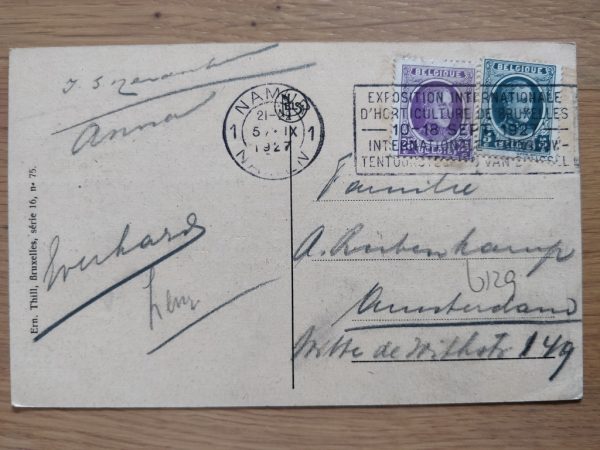 Postcard Namen Donjon 1927 - Image 2