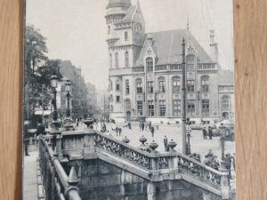 Postcard Liege La Poste Centrale 1914