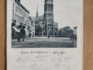 Postcard Anvers Eglise Willebrord