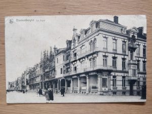 Postcard Blankenberghe La Digue 1923