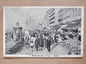 Postcard Blankenberghe Zeedijk