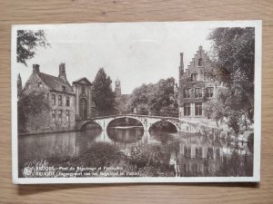 Postcard Bruges Begijnhof 1939