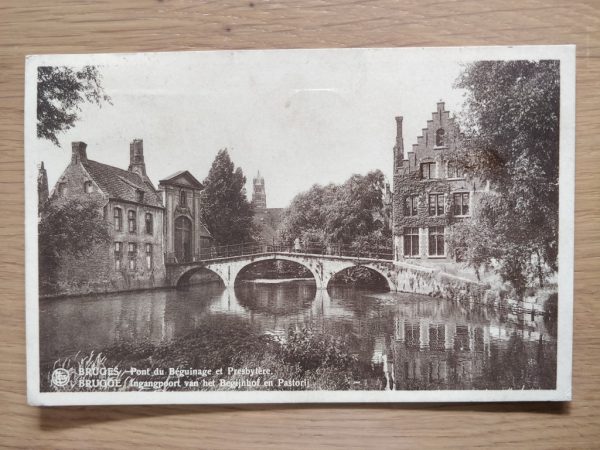 Postcard Bruges Begijnhof 1939