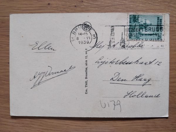 Postcard Bruges Begijnhof 1939 - Image 2