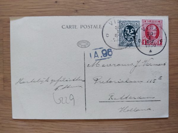 Postcard Vise Canal 1939 - Image 2