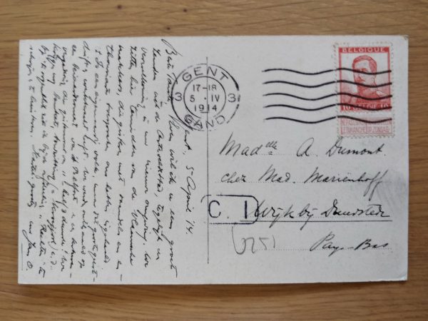Postcard Gent Graven Castle 1914 - Image 2