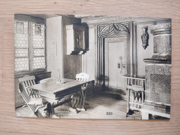 Postcard Landesmuseum Raum 16 Zurich