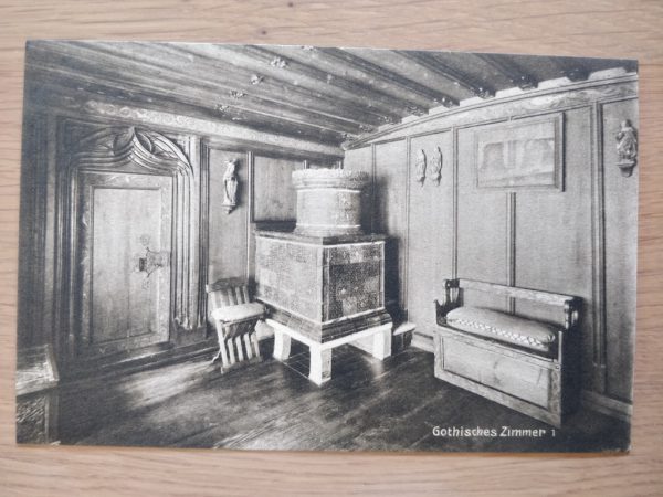 Postcard Landesmuseum Raum 16 Zurich