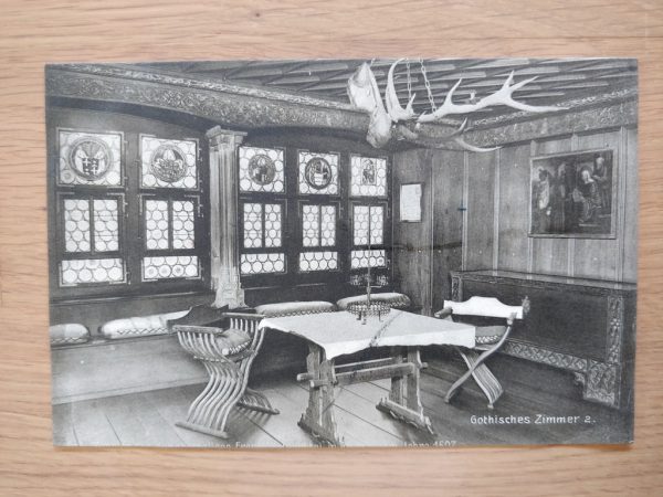 Postcard Landesmuseum Raum 17 Zurich