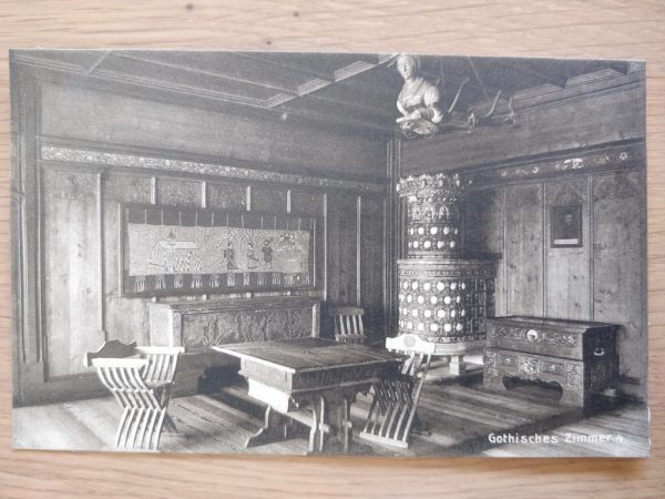 Postcard Landesmuseum Raum 25 Zurich
