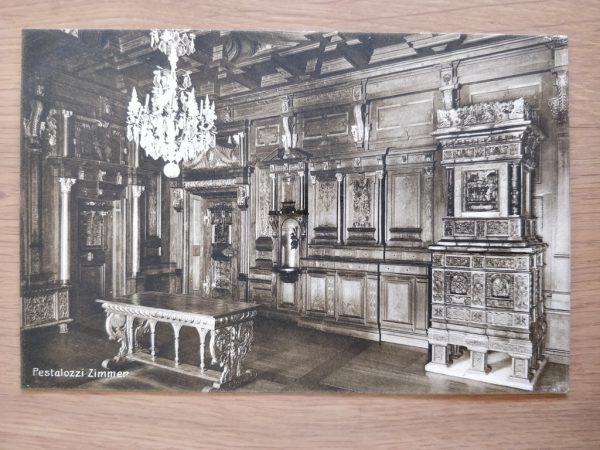 Postcard Landesmuseum Raum 26 Zurich
