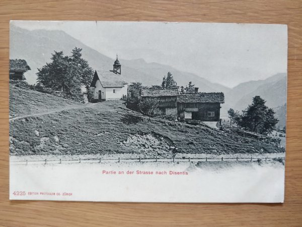 Postcard Street Disentis
