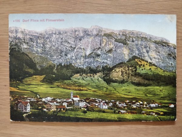 Postcard Flims and Flimsterstein