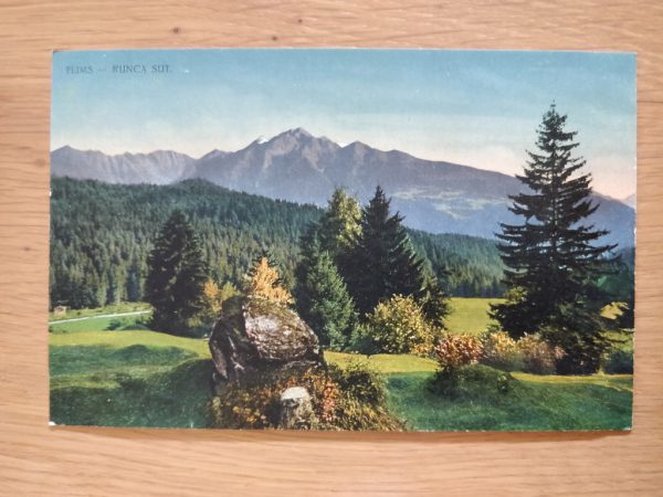 Postcard Flims Runca Sut