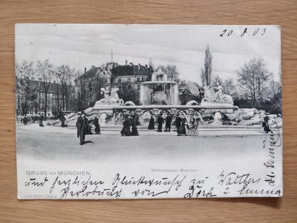 Postcard Gruss aus Munchen Munich 1903