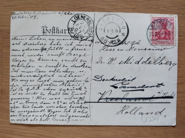 Postcard Blick auf Boppard 1907 - Image 2