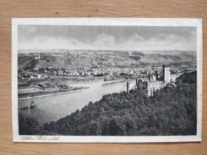Postcard Schloss Stolzenfels Rhein