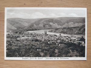 Postcard Boppard Panorama