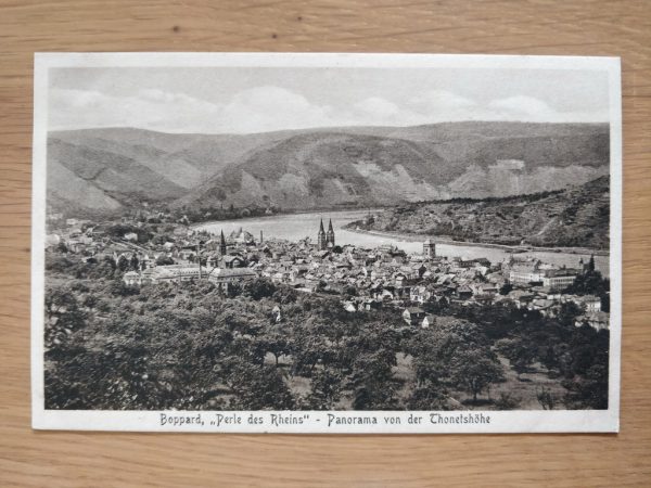 Postcard Boppard Panorama