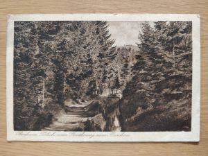 Postcard Brocken Hotel Wendt