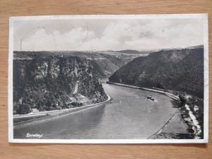 Postcard Loreley Deutches Reich 1928