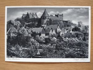 Postcard Bad Bentheim Schloss