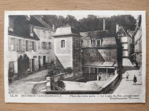 Postcard Bourbon Place des trois points