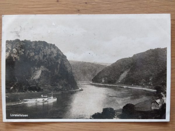Postcard Lorelei Felsen 1930
