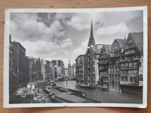 Postcard Hamburg Nicolaiflet 1932